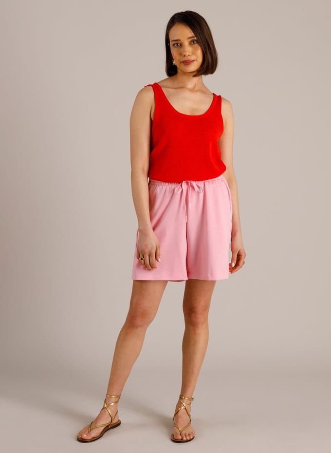 YEST Maika Tops - Hot Red - maat 44