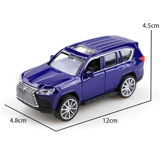 (Verpakt) 1:36 Legering SUV Model Lx570, Off-Road Pull-Back Auto, Off-Road Legering Pull-Back Auto, Coole Legering Auto