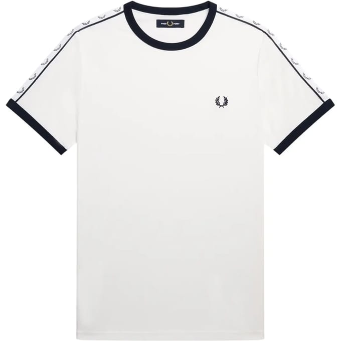 T-shirt Korte Mouw Fred Perry TAPED RINGER T-SHIRT