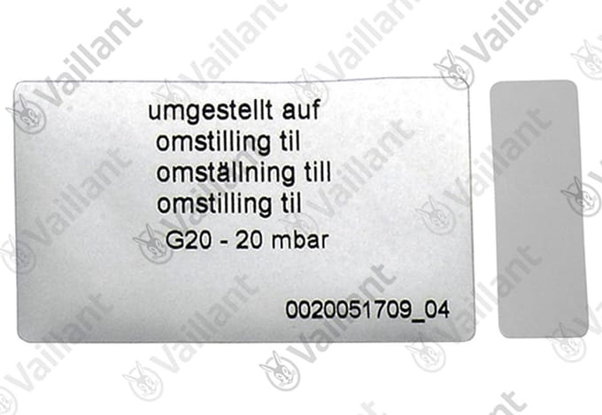 VAILLANT Omschakelset, P-H (DE/AT) VC 196/3-5 o.a. Vaillant-Nr. , 0020253190