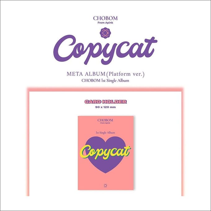 CHOBOM(Een roze) - Copycat-platform ver. / 1e enkel album 1EA pink