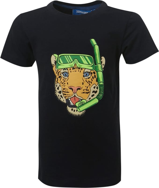 Someone B Tshirt Faces-SB02-A tijger duikbril