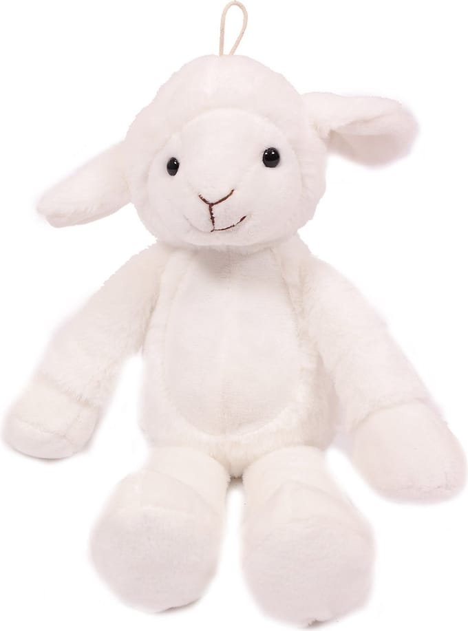 Pia Soft Toys - Schaap - Zittend - Wit - 35 cm