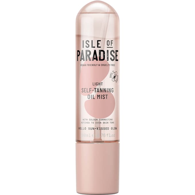 Isle of Paradise Lichte Zelfbruiningsoliespray 200 ml