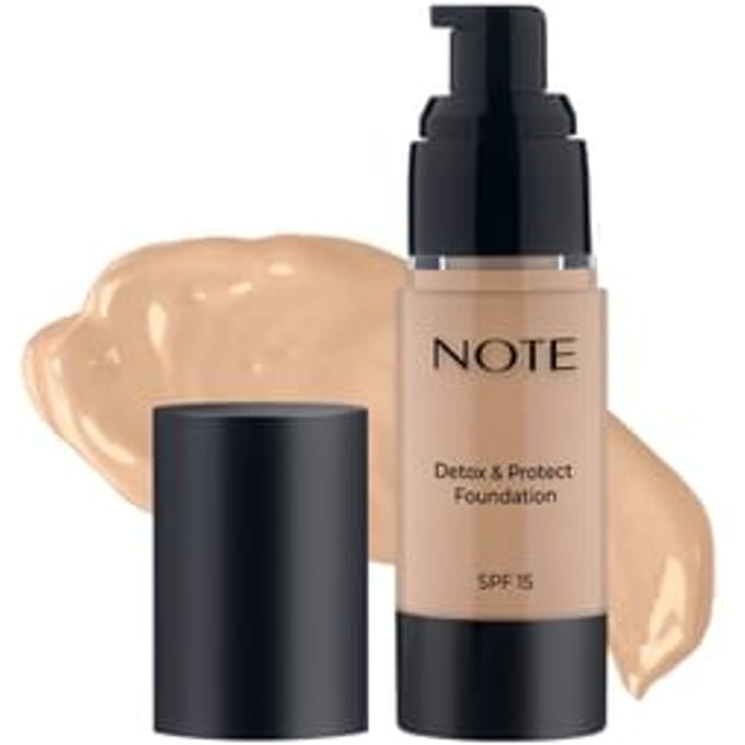 NOTE - Detox and Protect Foundation - 8 Shades 03# Medium Beige - 30ml