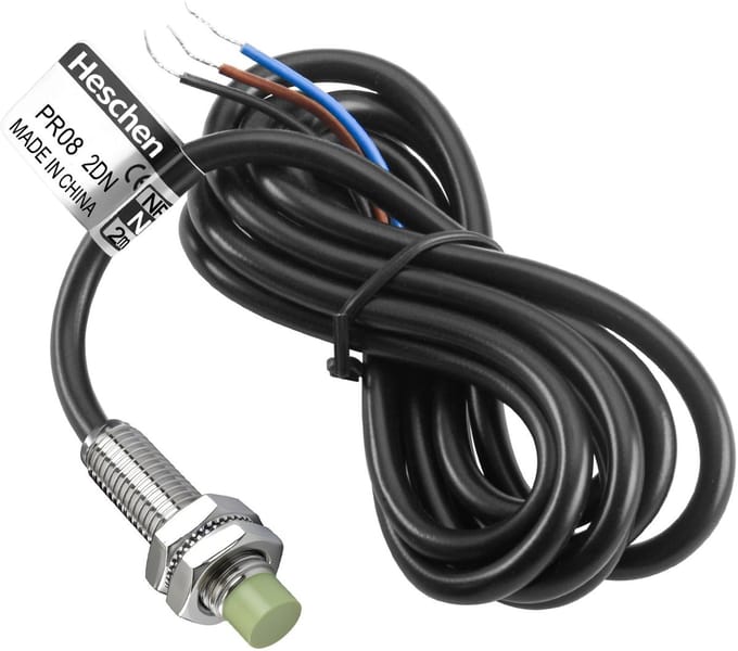 Dailygoody - Inductieve nabijheidssensor - Sensor met 2mm detectieafstand - Compact en efficiënt - Groen - 3-draads NO - Geschikt voor beveiliging...