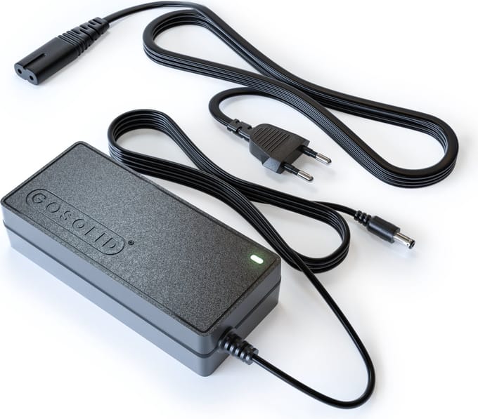 GO SOLID! ® Oplader geschikt voor Phaewo X9, Phaewo X10 PRO elektrische step - 42V 2A