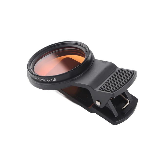Zeewater Aquarium Koraal Cilinder Fotolens met Macrofilter Aquarium black