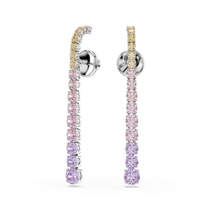 Swarovski Matrix Dames Oorbellen Metaal - Zilver