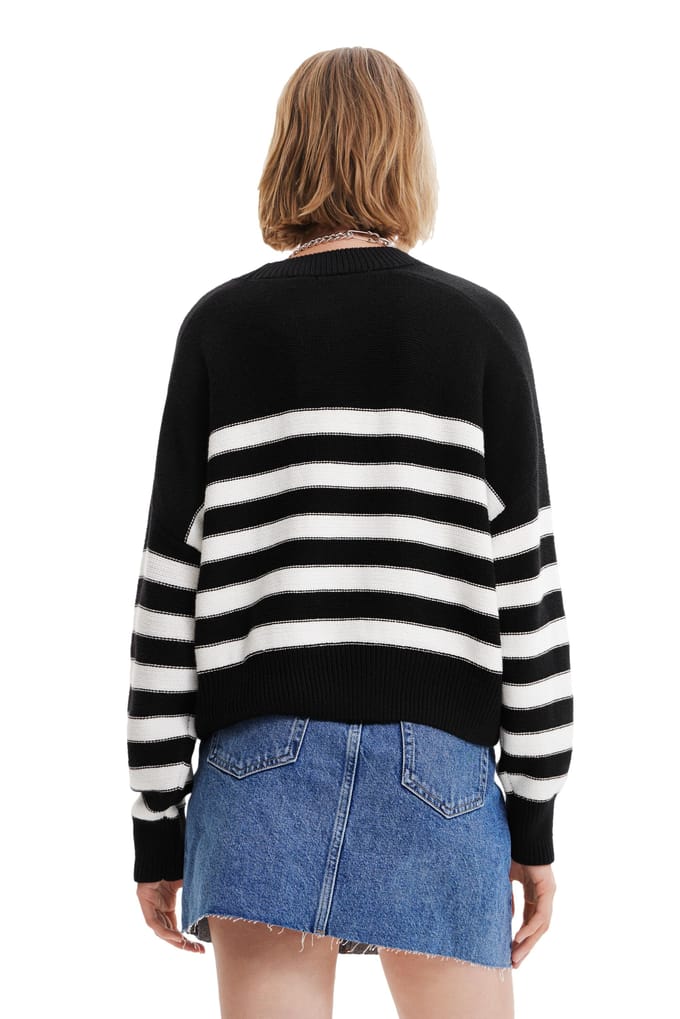 Desigual Dames Zwarte Trui