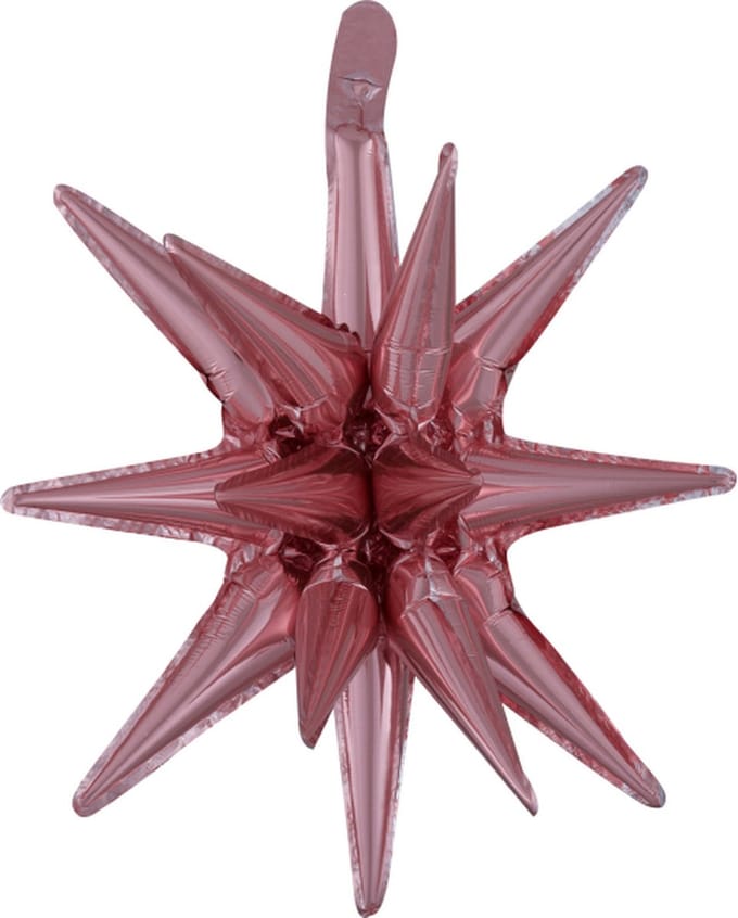 Amscan - Folieballon Magic Star klein Rose Gold - 45 x 50 cm