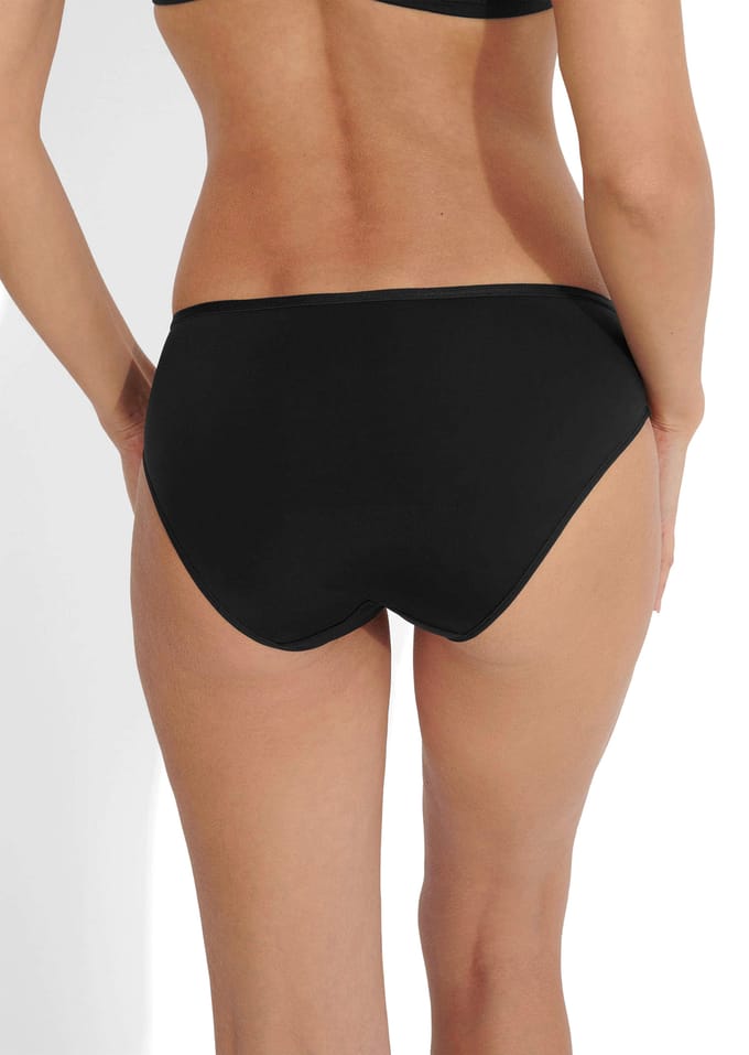 Heupslip van zachte microvezels - zwart - Gr. 38 van Goldner Fashion
