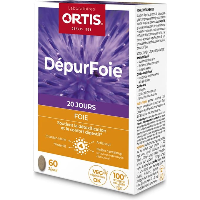 Ortis Methoddraine Lever-Zuiverend 60 Tabletten