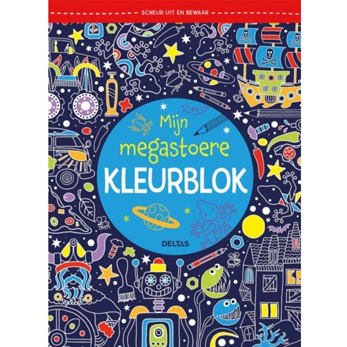 Mijn megastoere kleurblok Kleurboeken