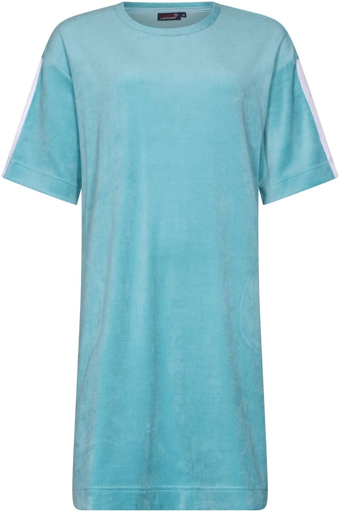 Dames Nachthemd Rebelle - Tropical Turquoise - Velours - Maat 36
