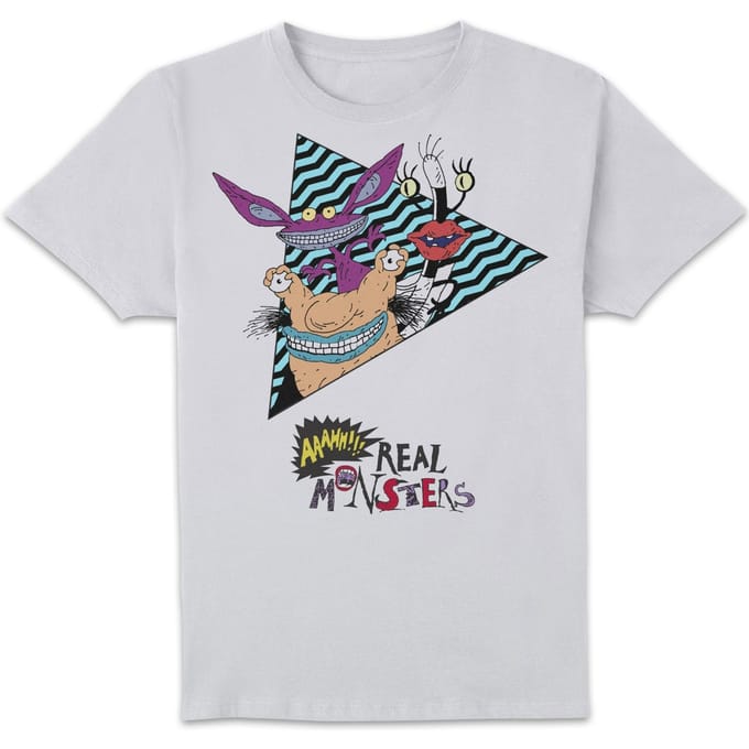 AAAHH Real Monsters Men's T-Shirt - Wit - S