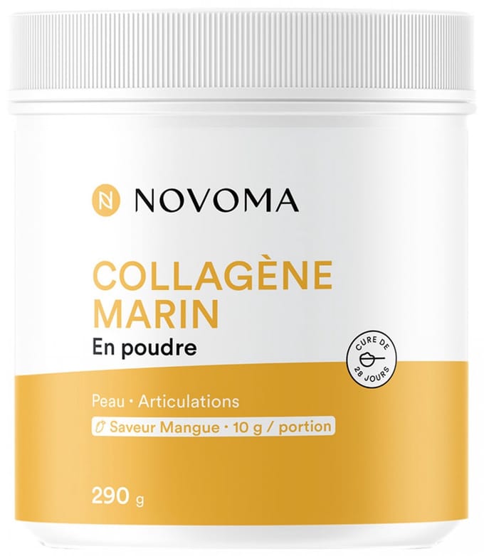 Novoma Marien Collageen in Poeder 288 g (Smaak : Mango)
