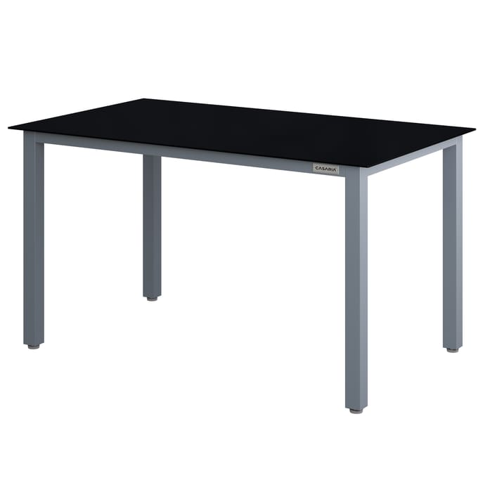 Tuintafel Bern Zilver Aluminium 150x90x75cm