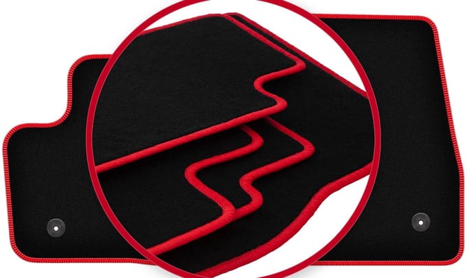 CARLUX-RED automatten voor: Ford Transit Connect FL bestelwagen (2017-)