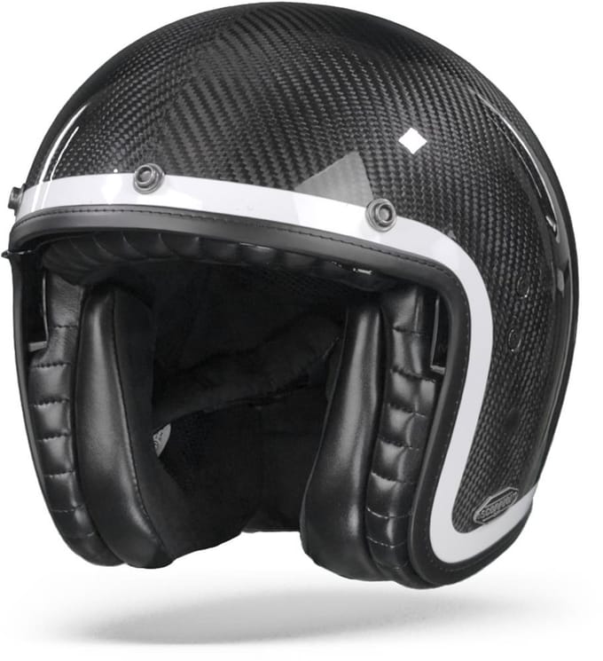 Scorpion Belfast Carbon Lofty Wit Jethelm - Helm