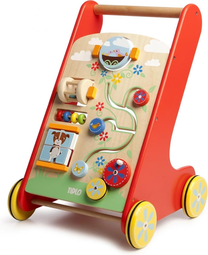 Tidlo - Houten Activiteiten Loopwagen