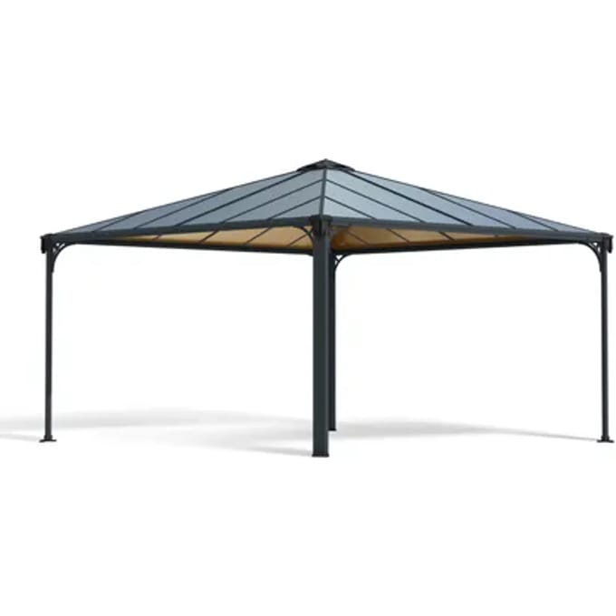 Palram | Canopia - Tuinpaviljoen Palermo - Donkergrijs Brons - 430x430cm