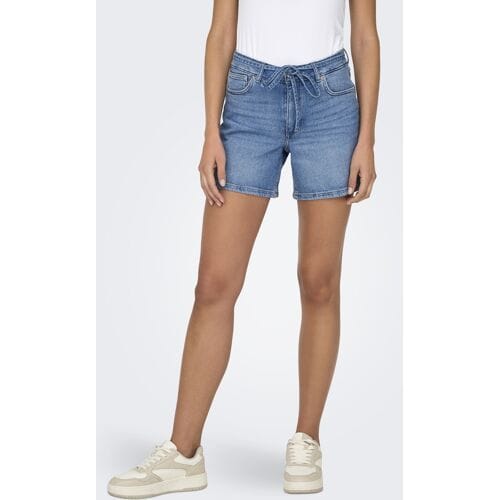 ONLY - ONLGIANNA MW BELTED SHORTS AZG DNM NOOS Dames Korte broek