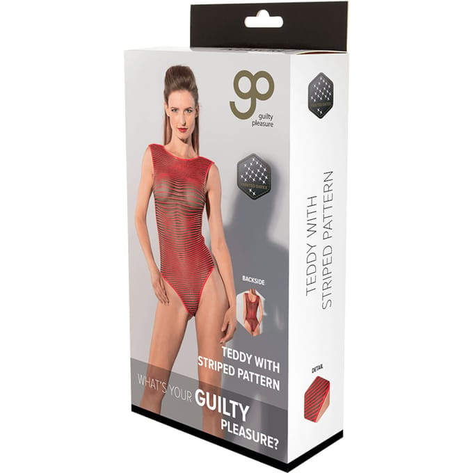 Gestreepte latex-body