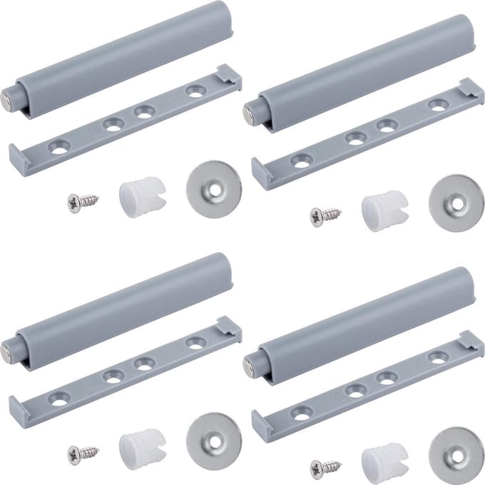 4 Magnetische Deurgrendels Push-to-Open voor Kasten en Laden