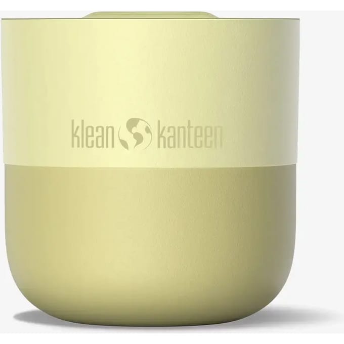 Klean Kanteen Rise Lowball 236ml - Slide Lid Wax Yellow- Geïsoleerde drinkbeker - 90% recycled RVS