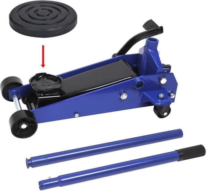 ProPlus Beschermrubber voor garagekrik - 127 mm diameter - 20 mm dikte
