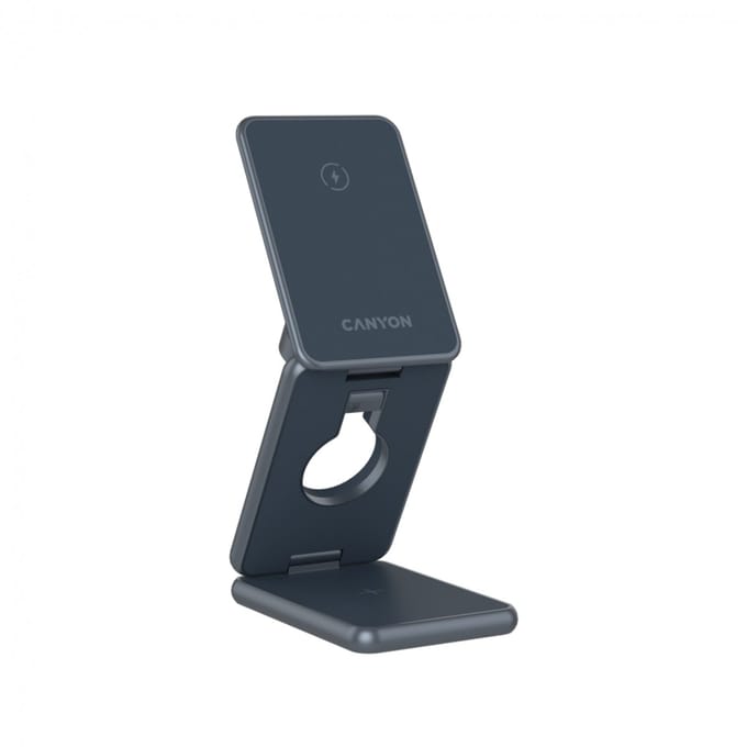 Canyon OnCharge 309 - Draadloze 3-in-1 Oplader - 15W - Inklapbaar - Qi-compatibel