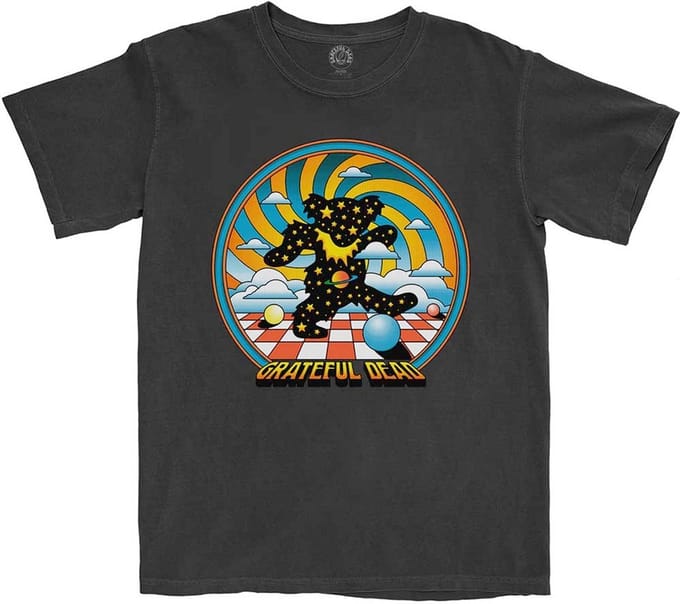 Grateful Dead - Stars Bear Heren Tshirt - S - Zwart
