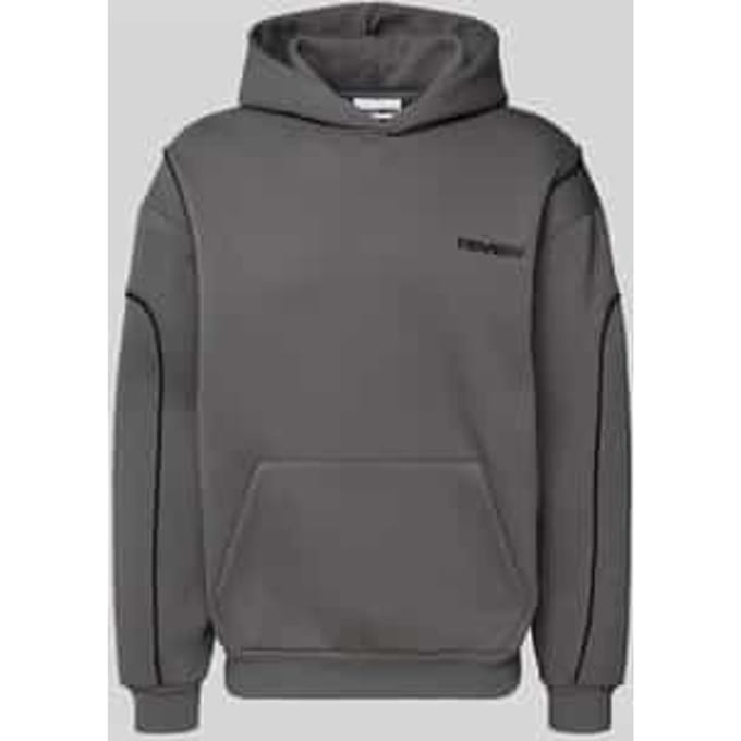 hoodie met logo en kangoeroezak