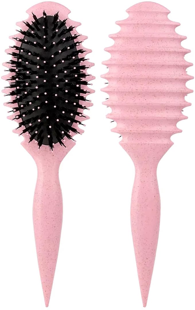 Krullenborstel Roze - Curl Brush - Haarborstel - Krullen