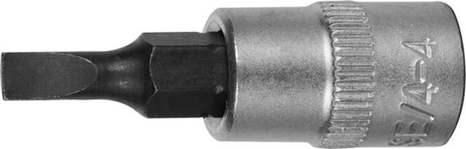 SW-Stahl SE/4-4 schroevendraaierbit, 6,3 mm (1/4") aandrijfsleuf