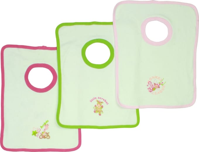 Bianco Blu Babies Slabber - 3 stuks - Roze