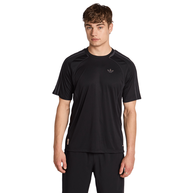 Adidas Teamgeist T-shirts Heren - Zwart - Maat S - Poly Jersey