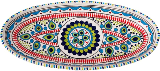 Ovale schaal Pavo 40 cm | OS.PA.40 | Dishes & Deco