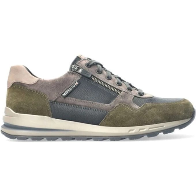 Mephisto Bradley - heren sneaker - Groen - maat 47.5 (EU) 12.5 (UK)