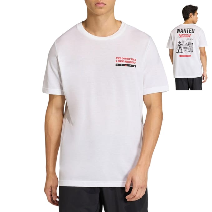 adidas Padel Wanted Graphic T-shirt Heren