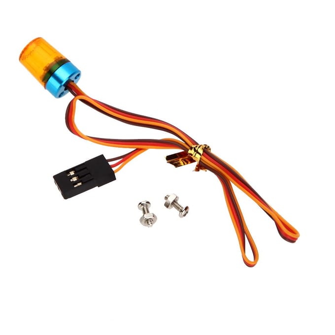 AX-511BL RC Multifunctionele Circulaire Ultra Heldere Politieauto LED geel