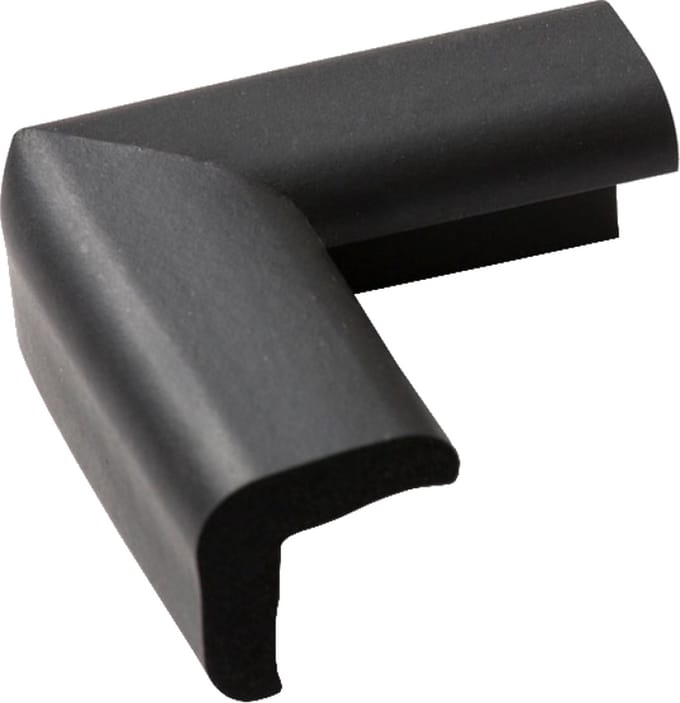 Jippie's - Tafelhoekjes foam - 4 stuks - Zwart
