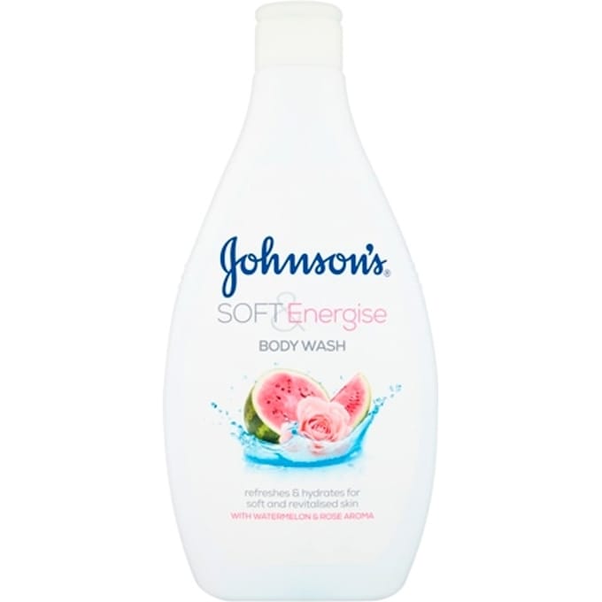 Johnson's Zachte & Energieke Watermeloen & Roos Body Wash - 400ML