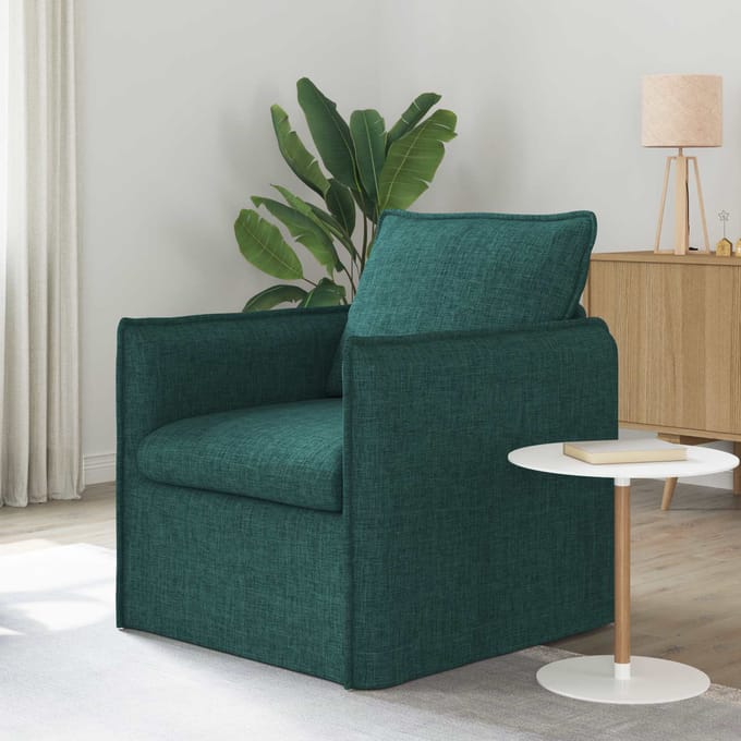 vidaXL - Bank - Donkergroen - 75 - x - 82 - x - 85 - cm - Stof