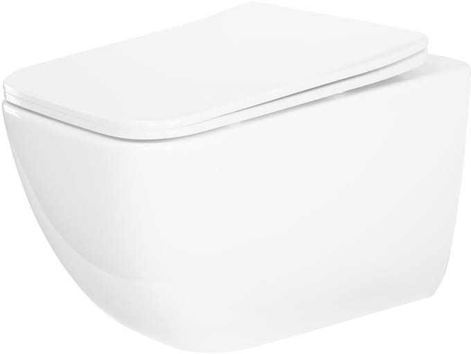 Rea - Hangende Toiletpot - Dexter Tornado - Wit - 51,5X36,5X35cm