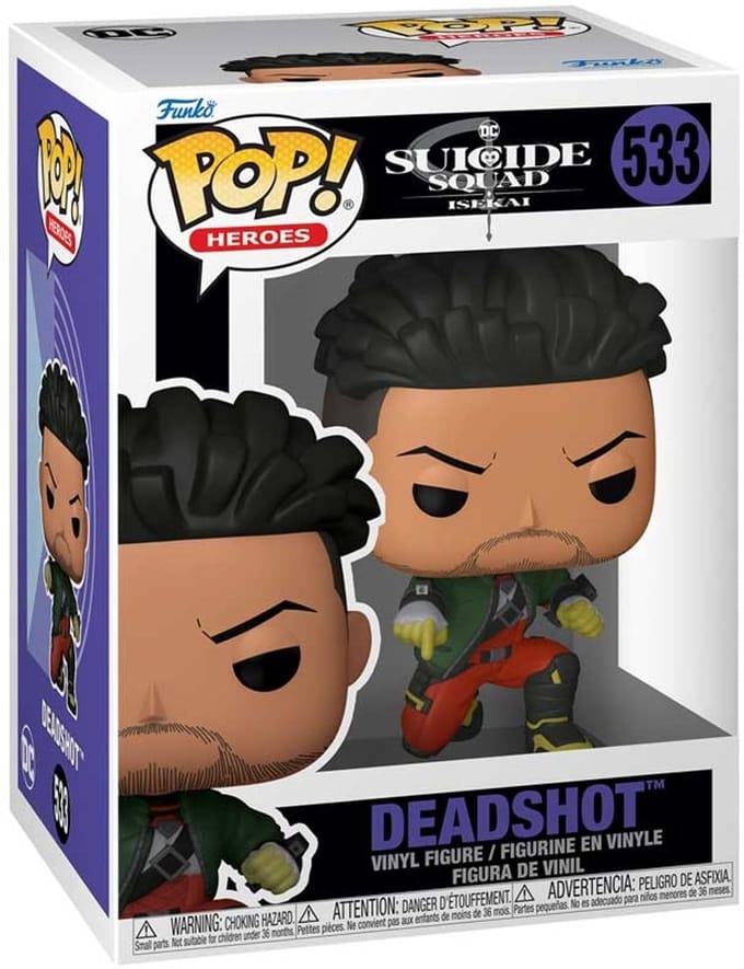 Funko Suicide Squad Isekai POP! Animation Vinyl Figure Deadshot 9 cm POP! Figuur