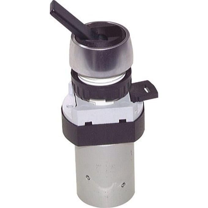 5/2 M5 Tuimelschakelaar Ventiel Zwart 0-12bar/0-168psi 22.5mm Airtec