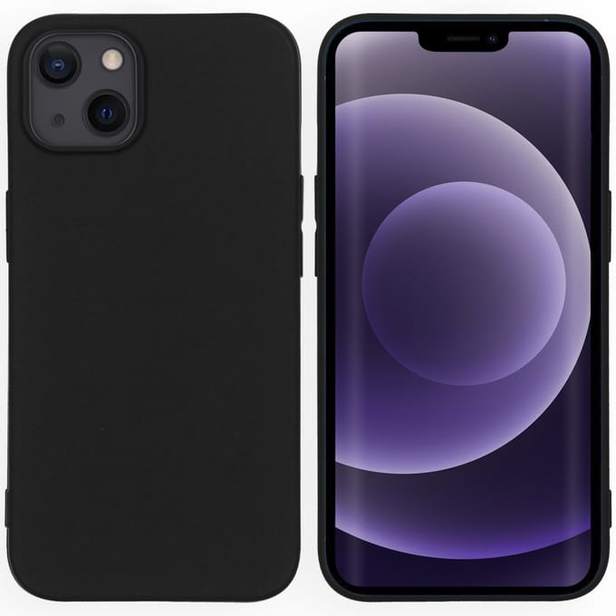 imoshion Hoesje - Geschikt voor Apple iPhone 13 - Color Backcover - Zwart