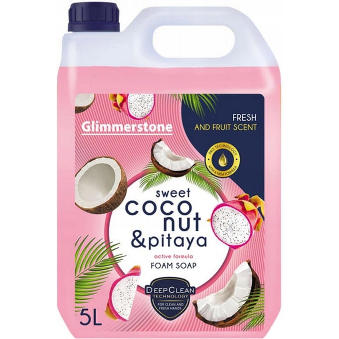 Schuimzeep voor Schuimdispensers Verse Kokosnoot En Pitaja 5L